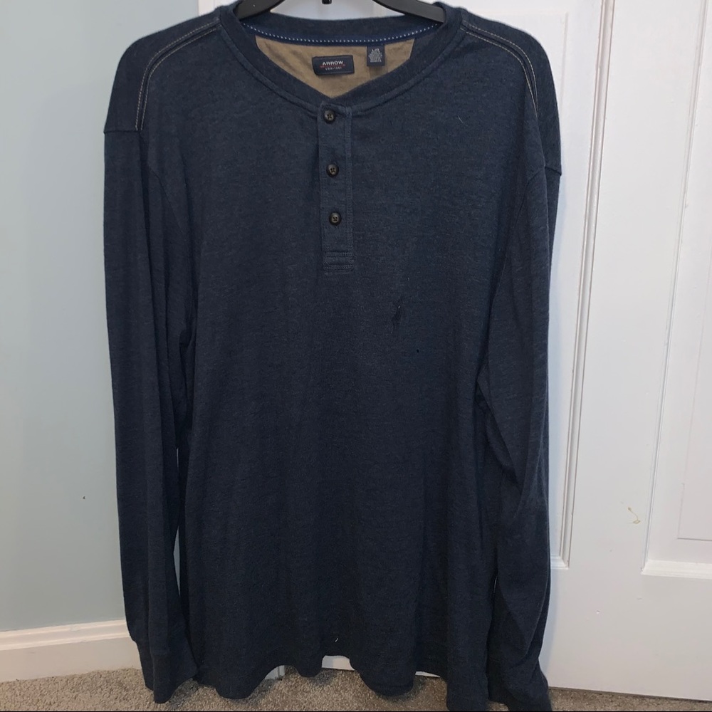 Arrow Quarter Button Up Sweater